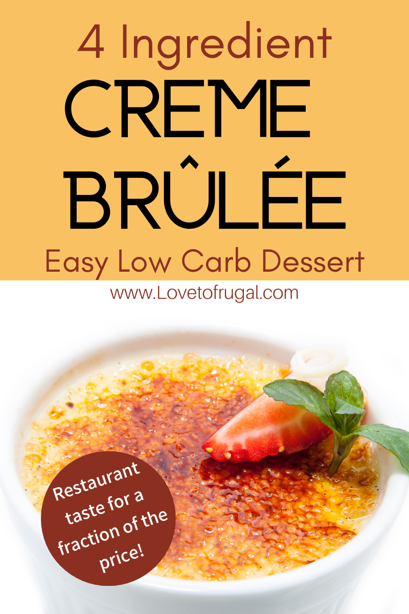 Low Carb Creme Brulee
