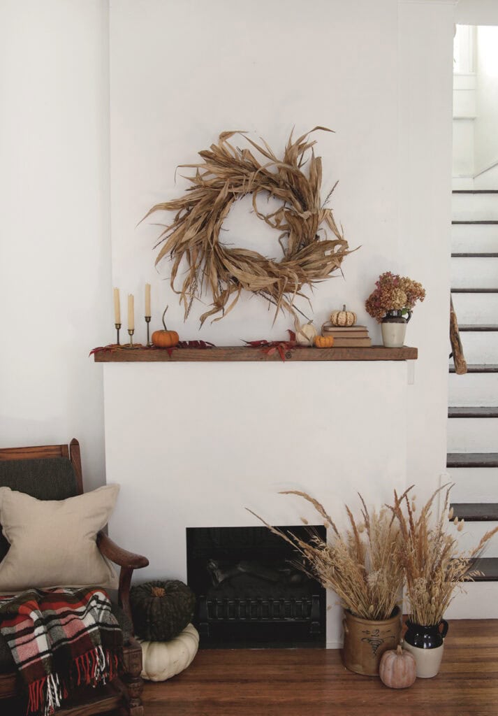 DIY Corn Husk Wreath