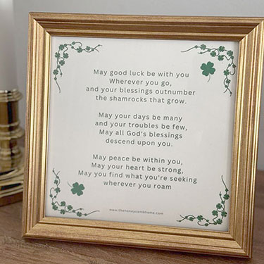 St Patrick’s Day Prayers – The Honeycomb Home