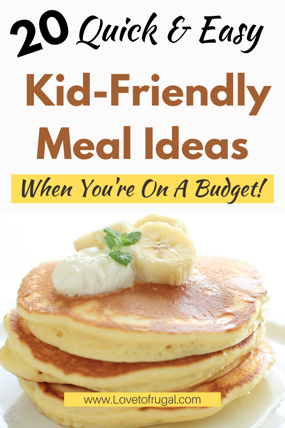 2-1 quick & easy frugal meal ideas